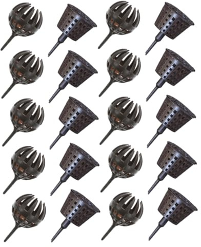 GALPADA 20 pièces Boîte à Engrais Plastique Boîte de Fertilisation pour Plantes Pot Accessoires Jardinage pour Bonsaï et Fleurs Contenant et Pratique pour Balcon et Jardin Extérieur