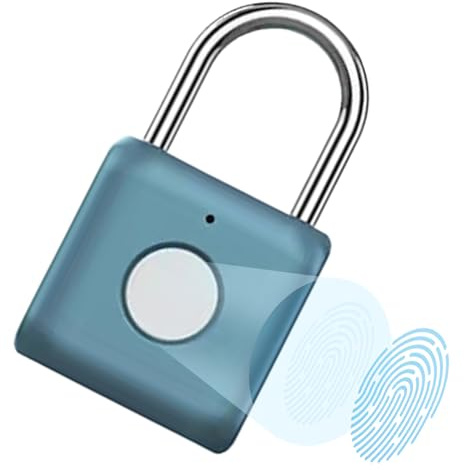 Cadenas intelligent à empreintes digitales – Verrou intelligent à empreinte digitale, accès biométrique intelligent sans clé | Crinchs sécurisé pour les effets personnels, les voyages, le bureau, la