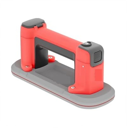Ventose, Mini Ventosa Elettrica Da 120 Kg Con Intelligente A LED, Di Sollevamento A Vuoto For Piastrelle Granito, Vetro, Strisce Strette, Materiali 24x9 Cm per il sollevamento del vetro(A Style 120kg)