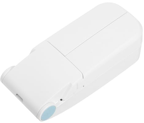 ibasenice Mini Ventilateur USB Rechargeable Double Tête Pliable Blanc Petit Ventilateur Portable de Bureau Silencieux pour Voyages et Activités en Extérieur