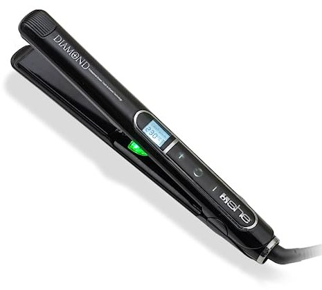 DIAMOND She Piastra in Ceramica e Tormalina con Infrarossi - Nero Lucido