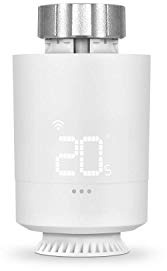 SPC Vesta Valve - Tête thermostatique Intelligente Technologie Zigbee Programme Chauffage, Compatible Alexa & Google - Besoin SPC Vesta Starter Kit