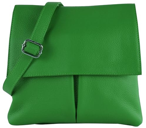 modamoda de T63LEDER Damen Leder Umhängetasche, handmade in Italy