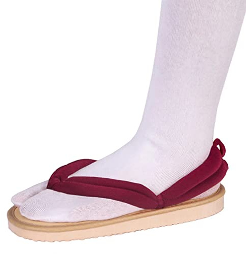 Scarpe Cosplay Geta Zoccoli di Legno Giapponesi,Sandali Geta da Uomo da Donna,Scarpe Tradizionali Infradito Giapponesi Geta,Tacco Alto Puntelli Anime Cosplay per Donna Uomo Adulto Bambino
