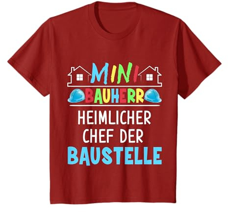 Alles Gute Zum Richtfest Mini Bauherr 2025 Hausbau Geschenk T-Shirt