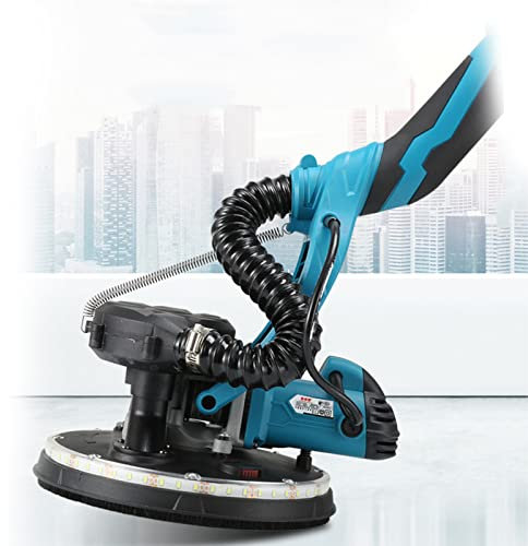 BEESOM Ponceuse à Bras Ponceuse Girafe,1800W Ponceuse Murale De Plafond, Ponceuse électrique avec Aspirateur, Ø230 mm/1000-2100rpm,avec Lumière LED et Sac à Poussière,50sandpaper