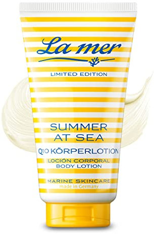 La mer Summer at Sea Q10 Körperlotion - Feuchtigkeitsspendende Pflege für strahlende Sommerhaut - Duft nach Sommer, Strand und Meer - Beruhigende und straffende Wirkung - 150 ml