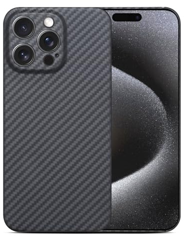 Ultradünne und leichte Aramid-Kohlefaser-Hülle für Apple IPhone-15 Pro
