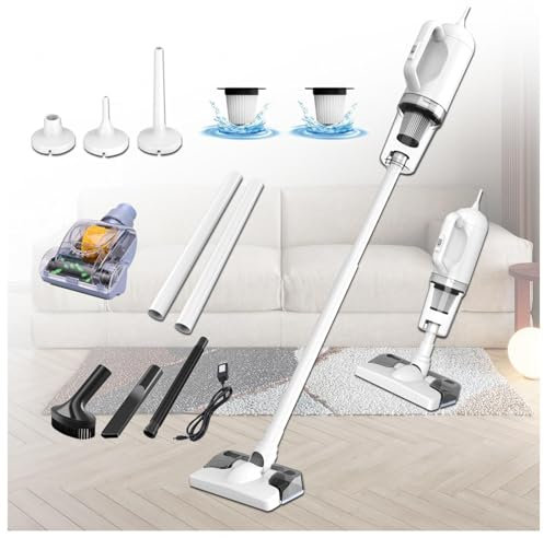 MeLtor Aspirateur Balai Laveur sans Fil 5 en 1 Compact - Léger, 35Min Autonomie, Aspirateur Lavant pour Sol Dur Tapis Poils d'animaux Voiture