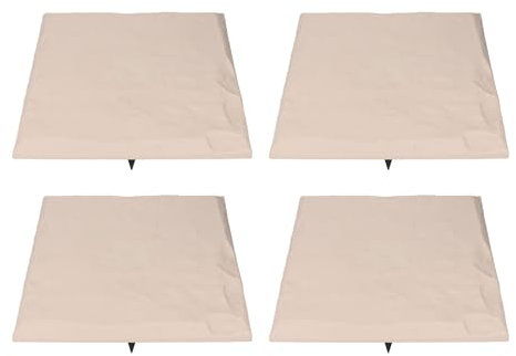 Luocute Piedras de Paso Decorativas de 15,5 Pulgadas, Piedra de Paso para Decoración de Pasarelas de Jardín Resistente a la Intemperie con Estacas para el Suelo, Adecuada para Jardín,