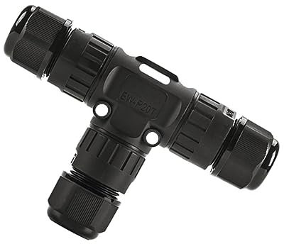 CIYODO 1pc Cable Glands Adapter Outdoor Three-pin Cable Connector Aging Gland for Safe Outdoor Use