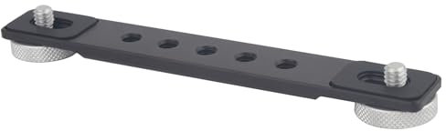 Rigdance Staffa di estensione per fotocamera in alluminio 1/4 per DJI Pocket 3, accessori per treppiedi Staffa microfono/flash con vite da 1/4 ''-20