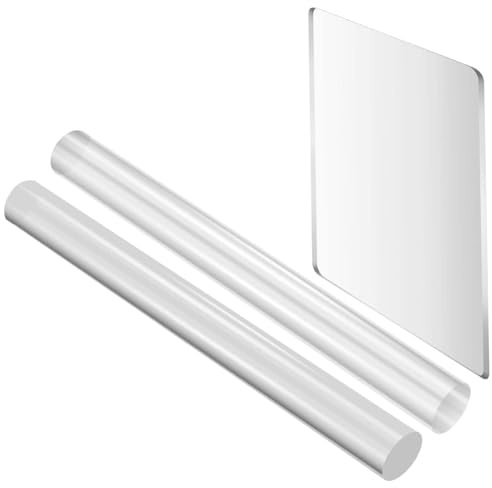 HEALSOPTHY Tonrolle Für Handgemachte Tonfiguren Acrylplatte Zum Modellieren Von DIY Tonrolle Zubehör Mit Werkzeugen Für Tonformen Langlebige Qualität Für Schule Und Hobby