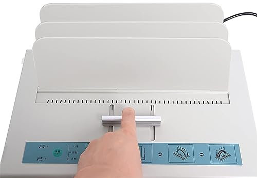SMRHBWXS Thermobindegerät, Universal, Dicke verstellbar von 1 bis 50 mm, für Bücher/Alben/Hefte