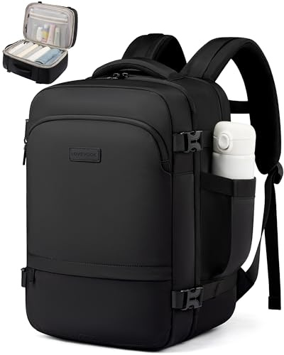 LOVEVOOK Ryanair Handgepäck 40x30x20, Handgepäck Rucksack Reiserucksack Flugzeug Damen Herren, Carry On Travel Backpack Underseat Laptop Cabin Bag für Business Arbeit Reise
