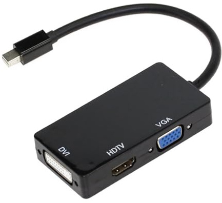 Malloy Mini Display Port pour vers HDTV VGA DVI Adaptateur pour Pro Air
