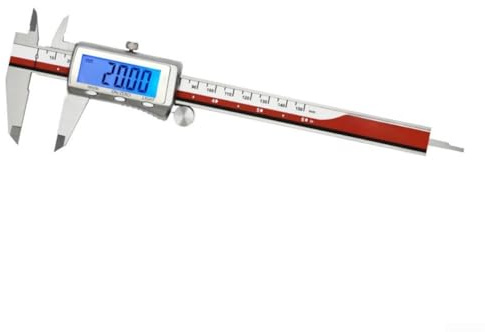 HpLive 150/200/300 mm USB Digitaler Edelstahl-Messschieber mit großem LCD-Display, hoher Genauigkeit ±0,02 mm, für Innen-, Außen-, Stufen- und Tiefenmessung(150mm)