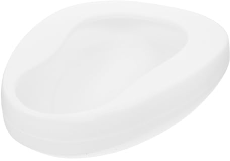 Vaguelly Orinal Portátil Blanco para Personas Mayores y Pacientes Postrados en Cama, Urinario Femenino y Masculino de Cabecera, Suministros Médicos para Cuidado Domiciliario, Uso