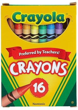 Crayola Crayons for Kids, School Supplies, 16 Count