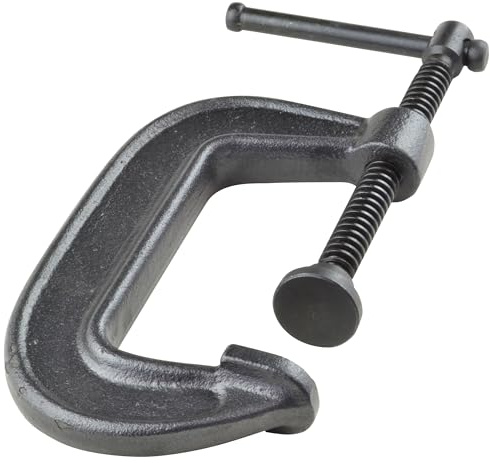 BESSEY 540-4 Ductile Alloy C-Clamp, 4 in. x 2 1/16 in. Throat Depth & 2,150 lb Clamping Force