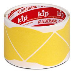 Kip 308-99 Gelbkrepp für scharfe Linien (60 Fineline Ecken pro Rolle)