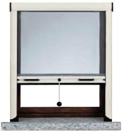 Sangiorgio Roll Zanzariera 80X170 a Rullo Con Frizione Verticale Bianco RAL1013 Riducibile