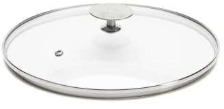 De Buyer - Couvercle en verre avec pontet en inox - Diamètre 28 cm -