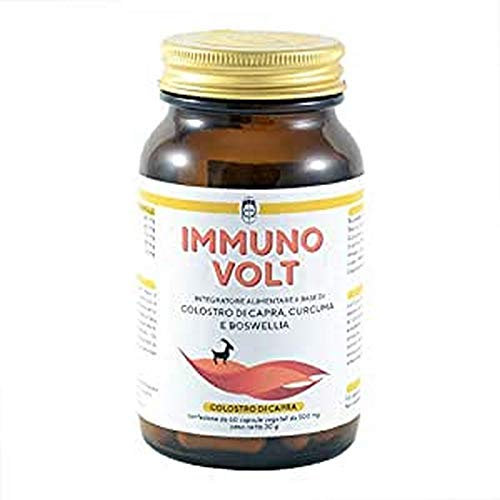 SEB Immuno Volt - Integratore alimentare naturale per il sostegno della funzionalità articolare. A base di Colostro di Capra, Lattoferrina, Curcuma, Boswellia ed enzimi