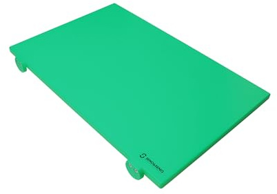 SENO & SENO | Tagliere rettangolare da cucina in polietilene con fermi | Superficie antiaderente e resistente agli urti | Disponibile in diverse dimensioni e colori (verde, 40x30x2)