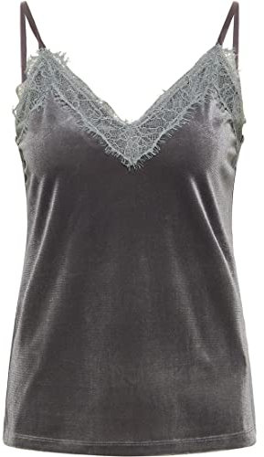 NAEMI Top, Gris, L para Mujer