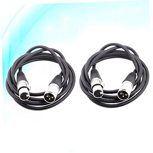 SAFIGLE 10m Xlr-mikrofonkabel Stecker Buchse Für Audiogeräte Mischpulte Langlebig Flexibles Schwarzes Kabel Mit Xlr-anschlüssen Hohe Signalübertragung