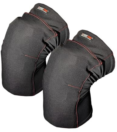 Kneetek Knieschoner PROTEK SlideOn | Größe L | optimaler Knieschutz beim Tragen von kurzen Hosen | Knieschützer geeignet für Bau, im Sanitärbereich oder im Küchenbau