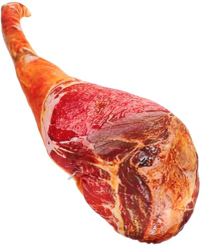 VICASKY Oreiller De Jambon Oreiller en Forme De Jambon Design Jouet De en Peluche Câlin Alimentaire Coussin De Décoratif Câlin