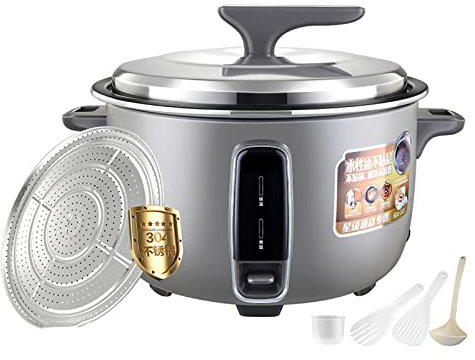 Cocina de cocina de arroz (8-30 l) Olla arrocera grande antiadherente comercial, aislamiento automático, for hoteles, restaurantes, comedores, escuelas 220-240V US/EU(30L)