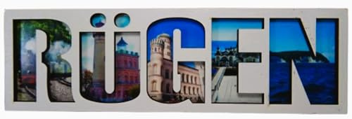 Souvenir Magnet Rügen 13 x 3,5 cm Kühlschrankmagnet Maritim Deko GDZS 25