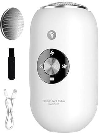 Eliminador de callos Amoladora eléctrica recargable e impermeable | Quitacallos para talón Reparador de piel seca y muerta, para en casa y viajes