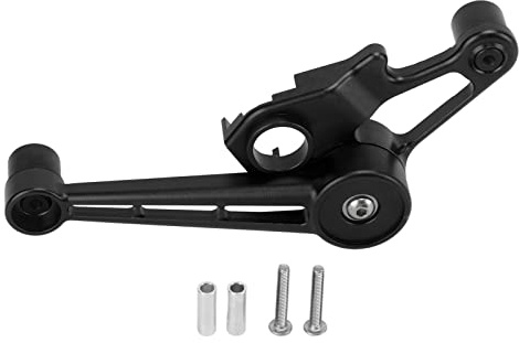 ANKROYU MEIJUN Cadena de Bicicletas Tensor de aleación de aleación de Aluminio Premium Estabilizador de la Cadena de desvío Trasero para Bicicletas de montaña Bicicletas fijas Bici (Negro)