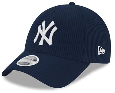 New Era MLB Berretto da Donna Regolabile Velluto a Coste Logo della Squadra Ragazza Cappellino Baseball NY