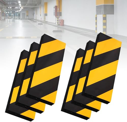6 Stück Garagen Wandschutz, Kantenschutz Garage 30 X 10 X 1.8 cm Anfahrschutz Autotür Selbstklebend Türkantenschoner Gummi Schaumstoff Türkantenschutz für Auto und Garagenwand