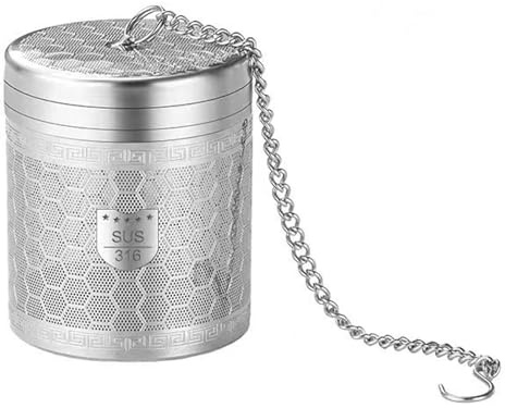 Gewürzsieb Zum Mitkochen, Edelstahl Gewürzkugel Mit Feinmaschigem Sieb, Ideal Für Tee, Suppen Und Eintöpfe, 5 Cm Durchmesser, 6 Cm Höhe