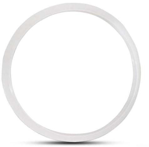 Replacement Clear Silicone Rubber Gasket Seal Ring for 18-32cm Aluminium Alloy Pressure Cooker Lid, Heat Resistant High Elastic Sealing Ring for Safe Cooking, White(26cm)