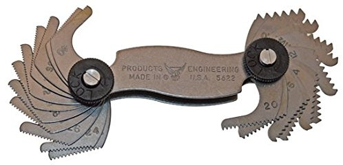 Alfa Tools RG1 1/32 to 17/64 Radius Gauge Set