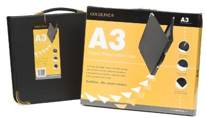 Clairefontaine PCJ1A3BKZ Pressbook avec anneaux A3 noir sous film