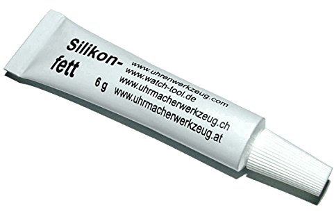 S1 Deluxe Silikonfett für O-Ringe/Dichtungen von Uhren - geeignte für Kronen.- Drücker und Bodendichtungen