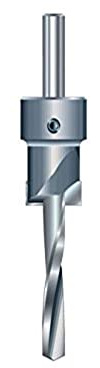 Trend Avellanador ajustable 9,5 mm con broca HSS de 4 mm | Crea avellanados limpios en contrachapado y plásticos: profundidad ajustable y broca HSS de 4 mm, CB38-532TC