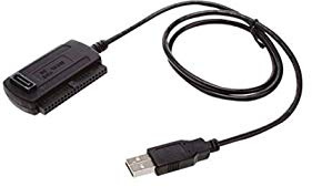 Approx APPC08 - Adaptador USB 2.0 IDE SATA, Color Negro