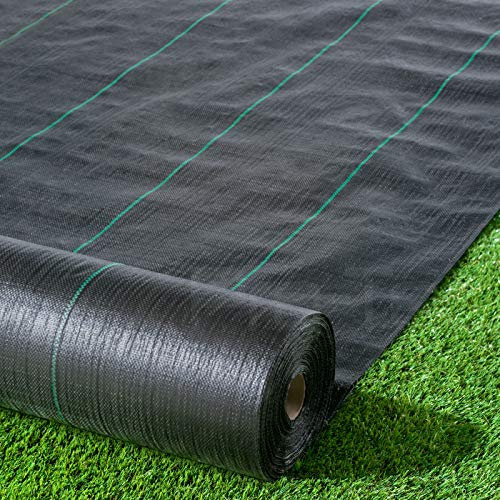 Pro-Tec 3m x 10m Heavy Duty Weed Control Membrane Ground Cover Landscape Fabric Barrier Membrane Driveways Paths Boarders