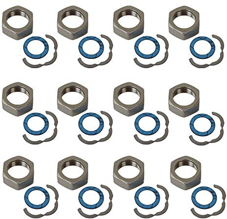 12 Stück Anschluss Set DN16-3/4'' für Edelstahl Wellrohr 3tlg. Verschraubung Solarrohr Solarleitung Fitting Montage