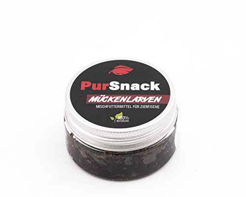 NatureHolic - PurSnack - Rote Mückenlarven I für Garnelen und Krebse I für kleine bis große Fische I für Krabben und Schnecken I optimale Nährstoffquelle I 25 ml