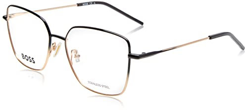 BOSS HUGO 1334 Brille, Black Gradient Gold, 53 für Damen, Black Gradient Gold, 66